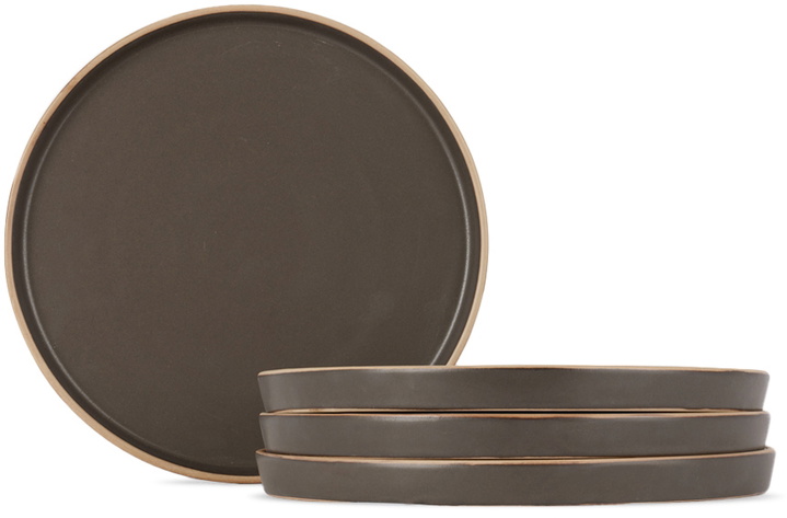 Photo: Lineage Ceramics Black Entrée Plate, 4 pcs