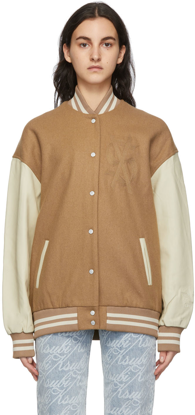 Ksubi Brown Hi Fi Future Latte Jacket Ksubi