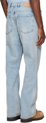Represent Blue Boot Cut Jeans