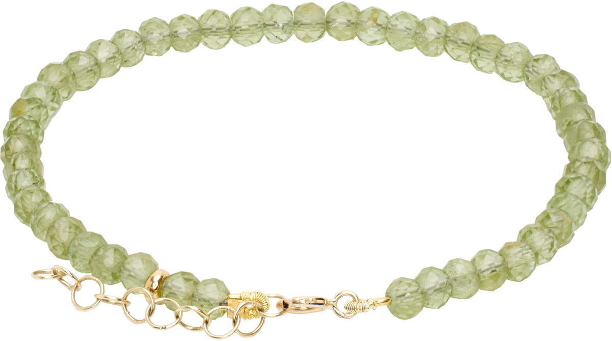 JIA JIA Green Birthstone August Peridot Bracelet