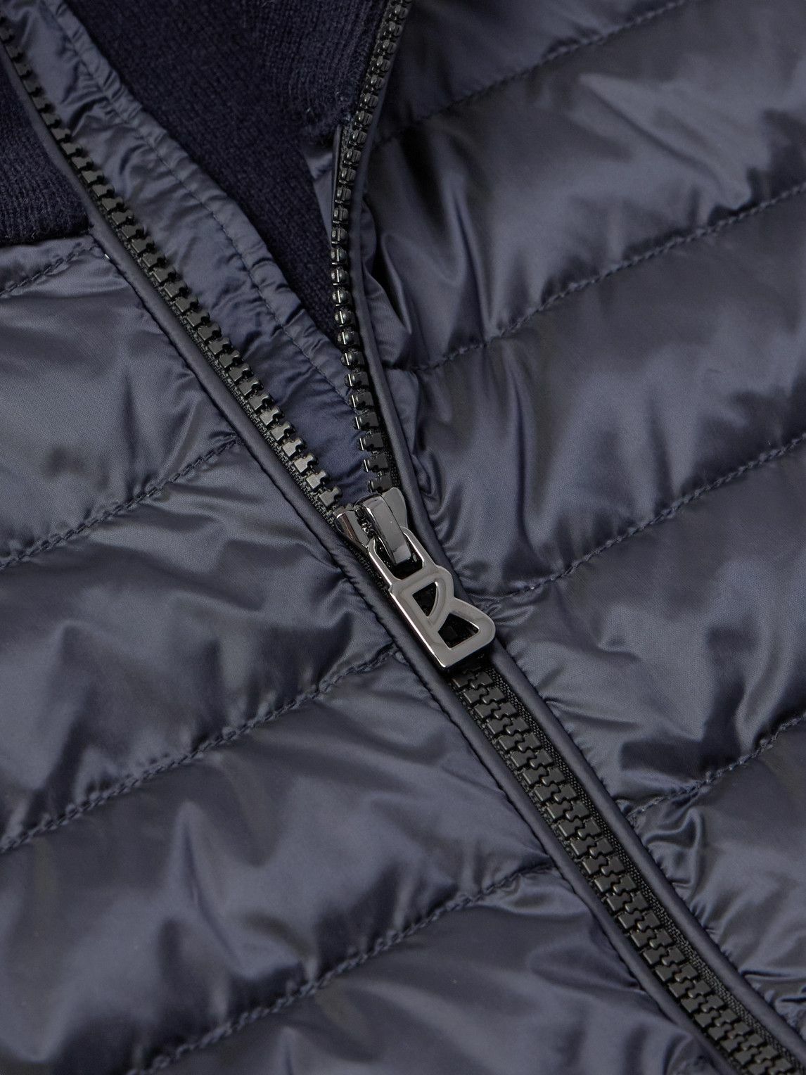 Bogner - Zisco Slim-Fit Quilted Shell-Panelled Wool Down Jacket
