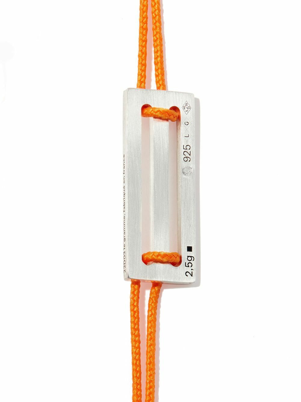 Le Gramme 2,5g Sterling Silver Cord Bracelet