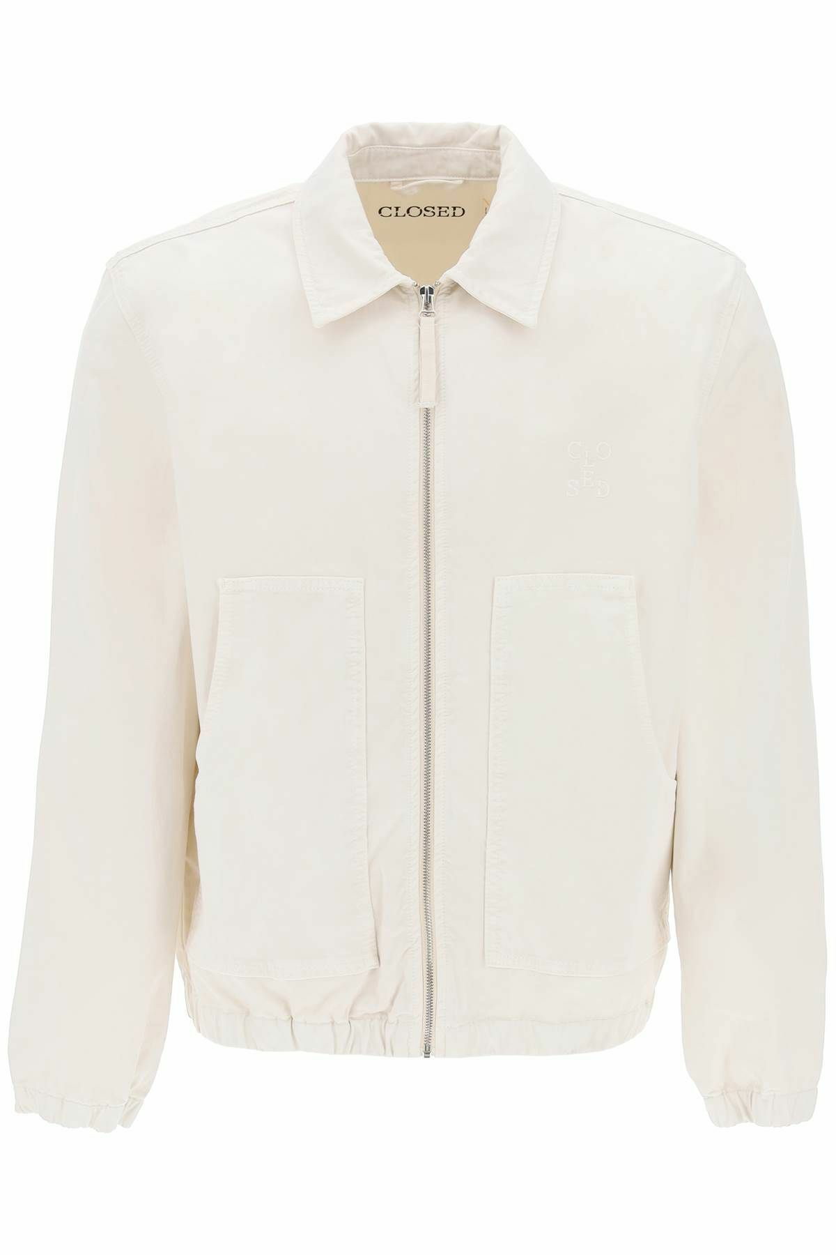 [LOW CLASSIC] / ☆ 24SS WASHED COTTON BLOUSON JACKET / WHITE LOW CLASSIC