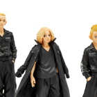 Mastermind Japan Men's × Tokyo Revengers Figure Dolls Box (3pcs Se in Black