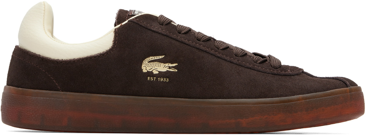 Lacoste Brown Baseshot Sneakers