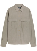 Dolce & Gabbana Wool Shirt Beige