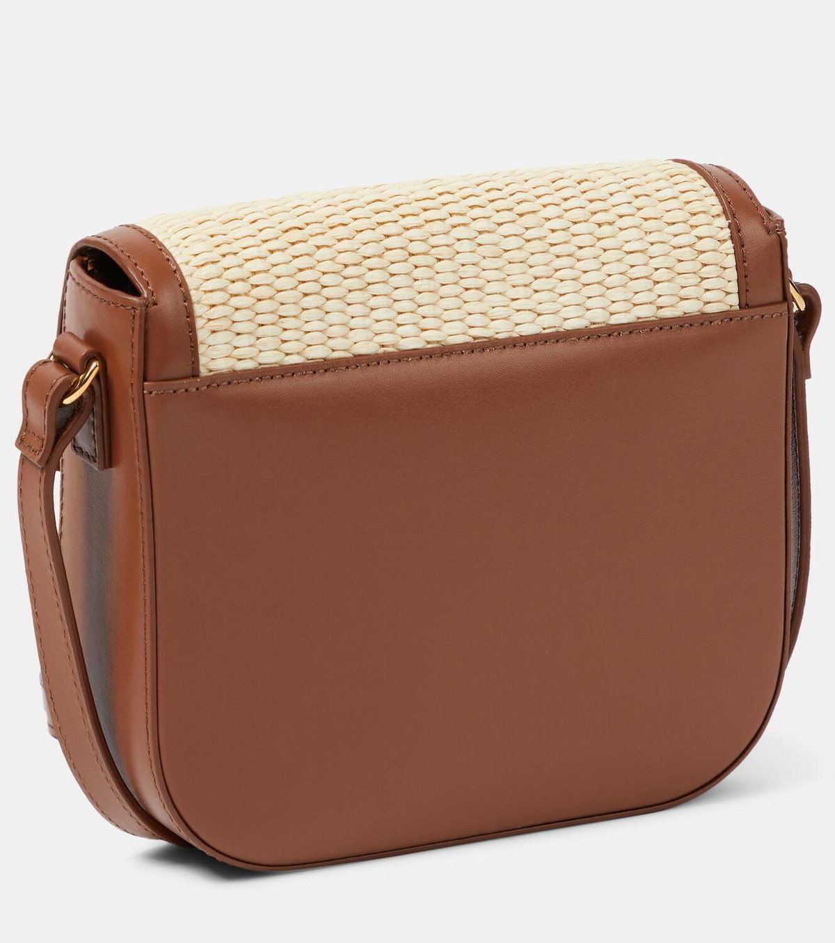 DeMellier Vancouver raffia shoulder bag
