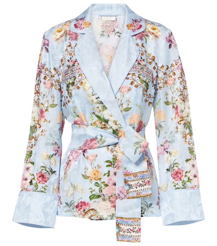 Photo: Camilla Tiled In Time belted floral jacket
