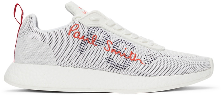 Photo: PS by Paul Smith White & Red Zeus Sneakers