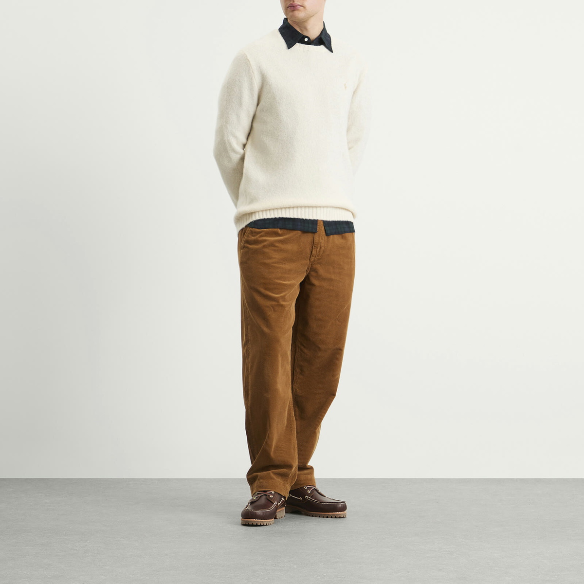 Polo Ralph Lauren Men's Pleated Corduroy Easy Pants in Workwear Tan Polo  Ralph Lauren