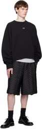 Toga Virilis Black Wave Quilting Shorts