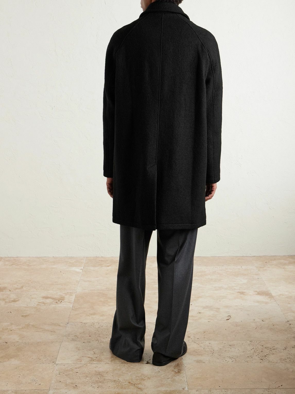 Oliver Spencer - Arnold Wool Coat - Black