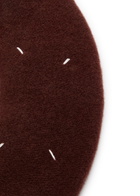 Maison Margiela Wool Beret Bordeaux