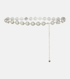 Magda Butrym Crystal-embellished faux pearl belt
