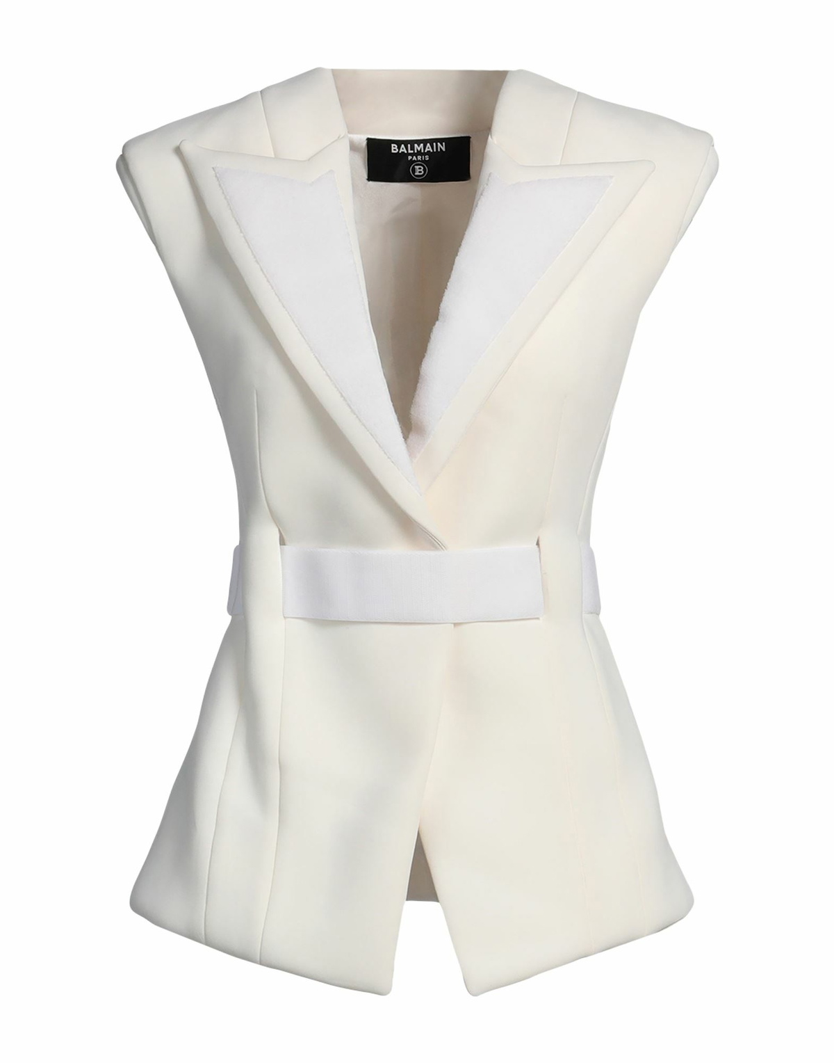 Balmain Womens Blazer Ivory