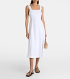 Heidi Klein Pampelonne fringed linen midi dress