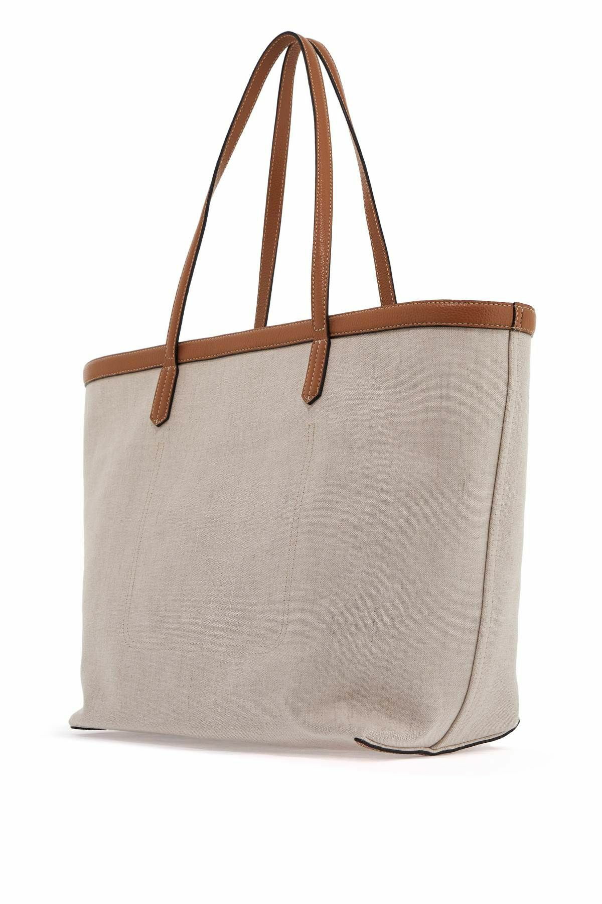 【TOTEME】Travel canvas Tote Bag for everyday use TOTEME travel canvas tote bag for everyday use Neutro Toteme