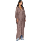Rick Owens Purple Tower Tommykite Maxi Dress