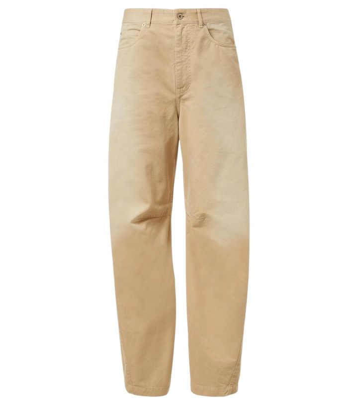 Photo: Loewe Paula's Ibiza twill barrel-leg pants