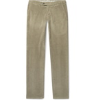 Canali - Slim-Fit Stretch Cotton and Modal-Blend Corduroy Trousers - Brown