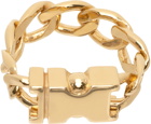 Alan Crocetti Gold Maxi Unity Curb Chain Ring