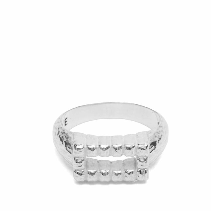 Photo: Maple Men's Cookie Signet Ring in Silver