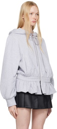 FIDAN NOVRUZOVA Gray Eska Hoodie