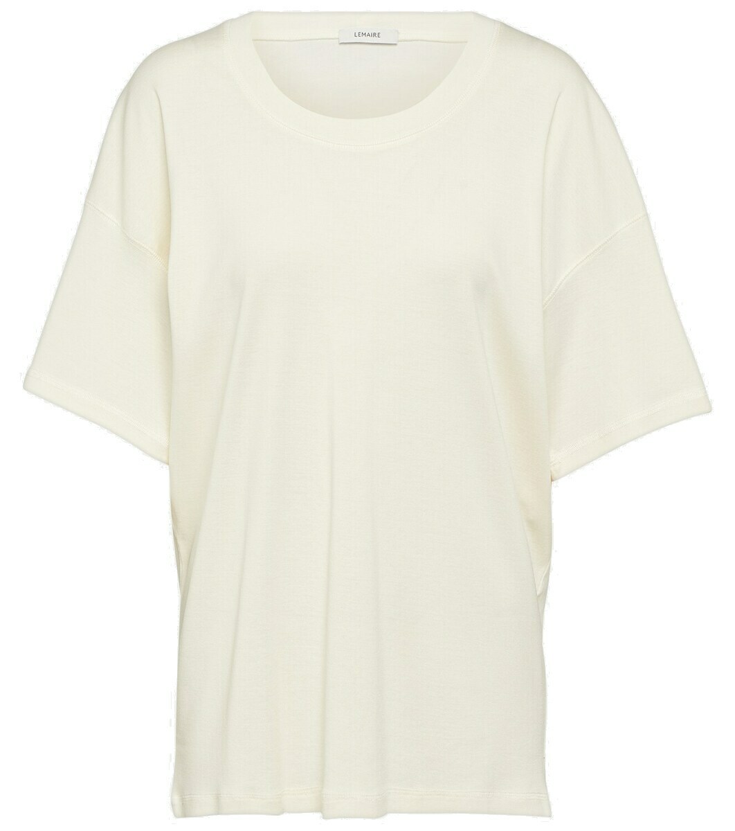 【送料&関税込】Lemaire Cotton T-shirt Lemaire Rib cotton jersey T-shirt Lemaire