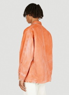 NOTSONORMAL - Washed Chore Jacket in Orange