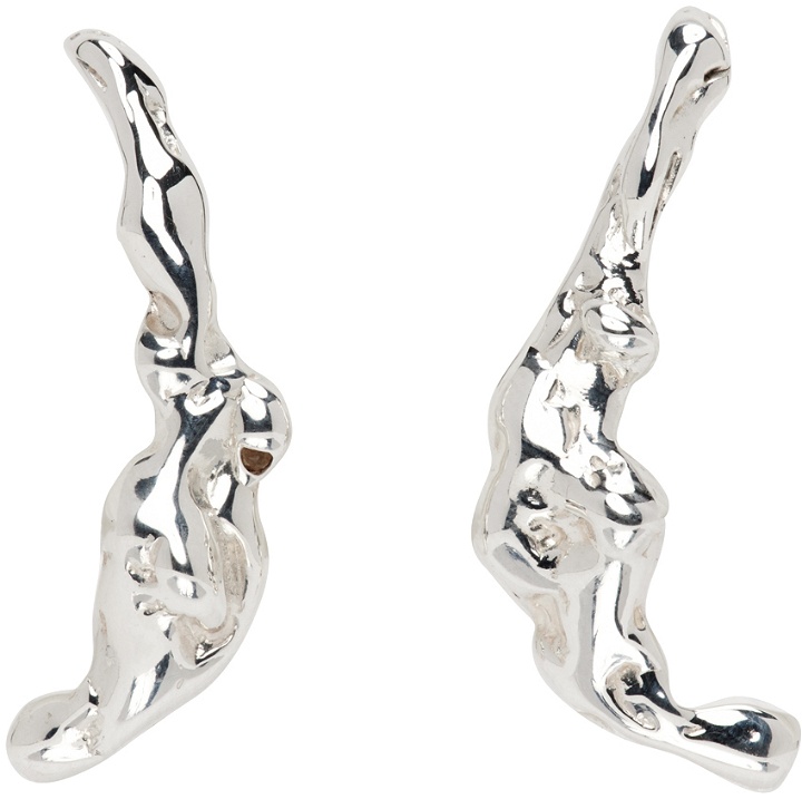 Photo: FARIS Silver Lava Earrings