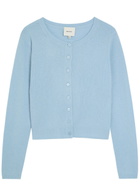 Reformation Clara Cashmere Cardigan Light Blue