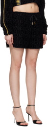 Versace Black 'I Heart Baroque' Shorts