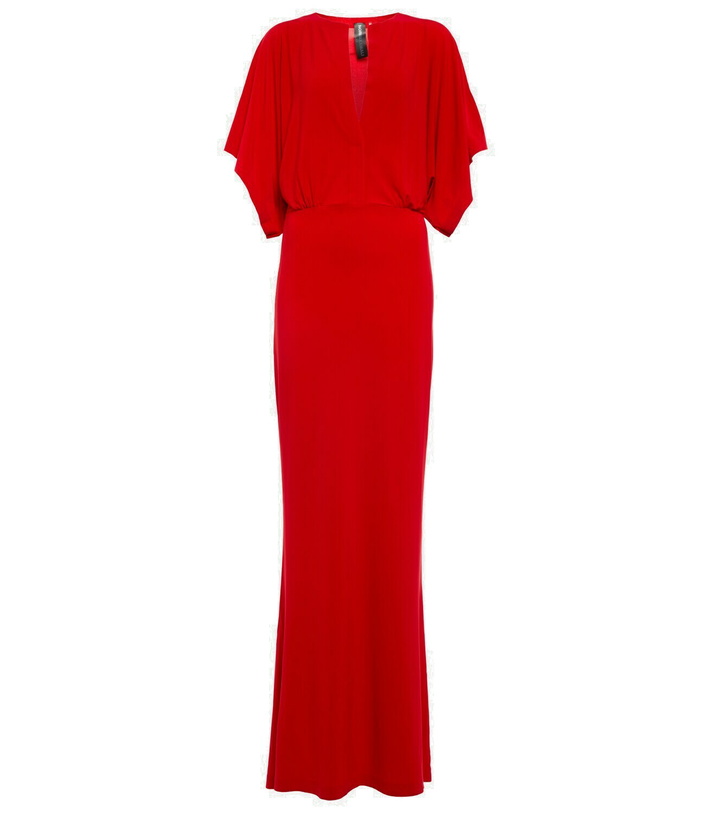 Photo: Norma Kamali Obie jersey maxi dress