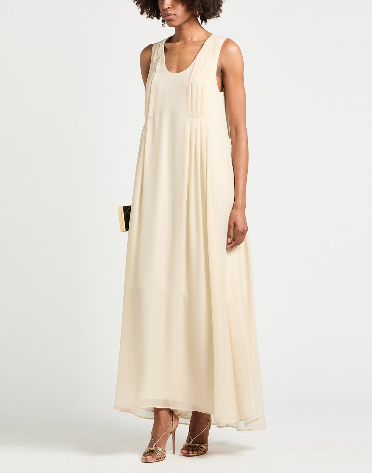 Peserico Womens Maxi dress in Beige