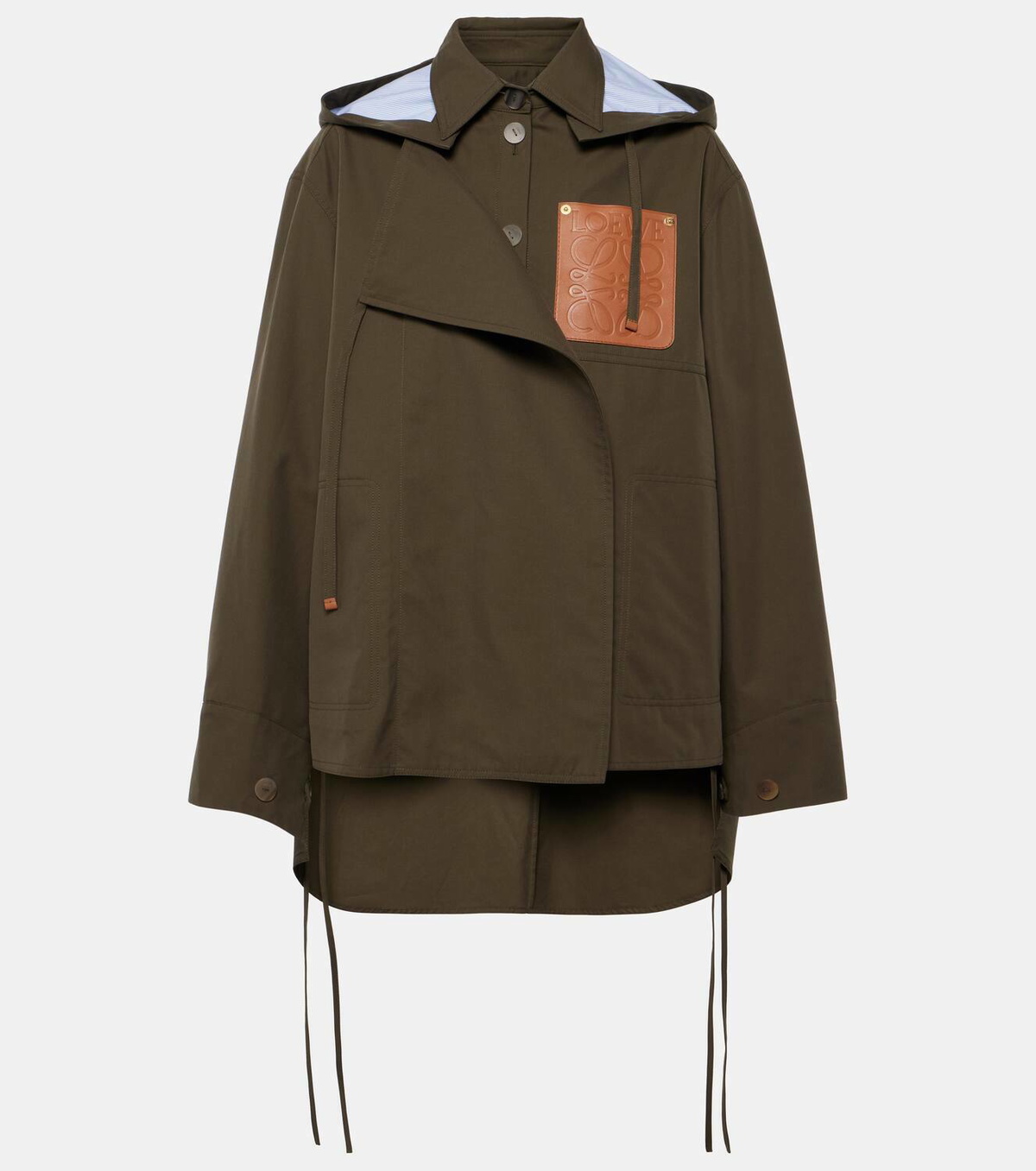 ジャケット LOEWE Parka Anagram Loewe Anagram cotton gabardine parka Loewe