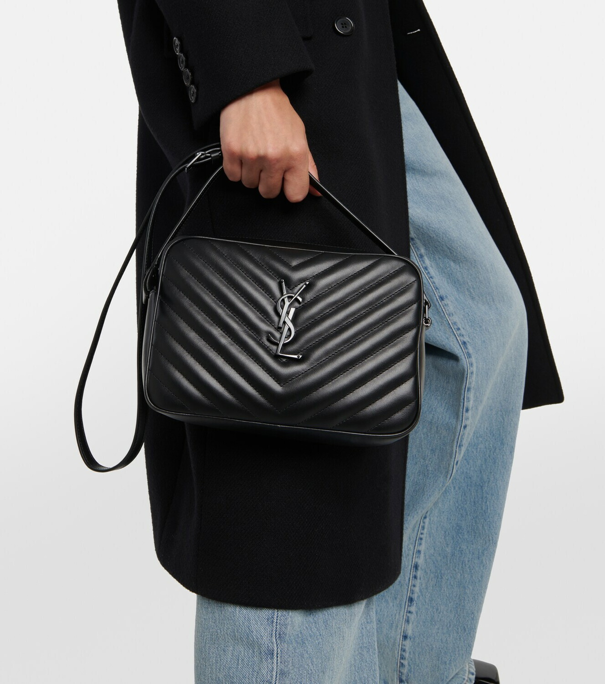 Saint Laurent Lou Camera leather crossbody bag Saint Laurent