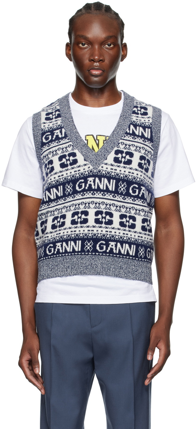 【関税＆送料込み】Ganni Wool Vest Ganni Vest | italist