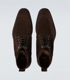 Christian Louboutin Caracolo Lion leather lace-up boots