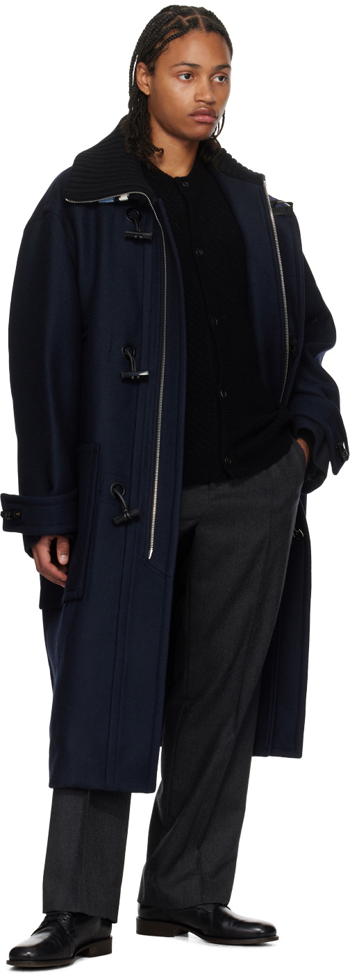 Solid Homme Navy Padded Coat
