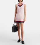 Thom Browne Pleated cotton minidress