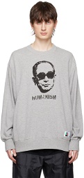 UNDERCOVER Gray Printed Sweatshirt