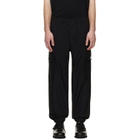 AAPE by A Bathing Ape Black 'AAPENOW' Moonface Logo Jogger Cargo Pants
