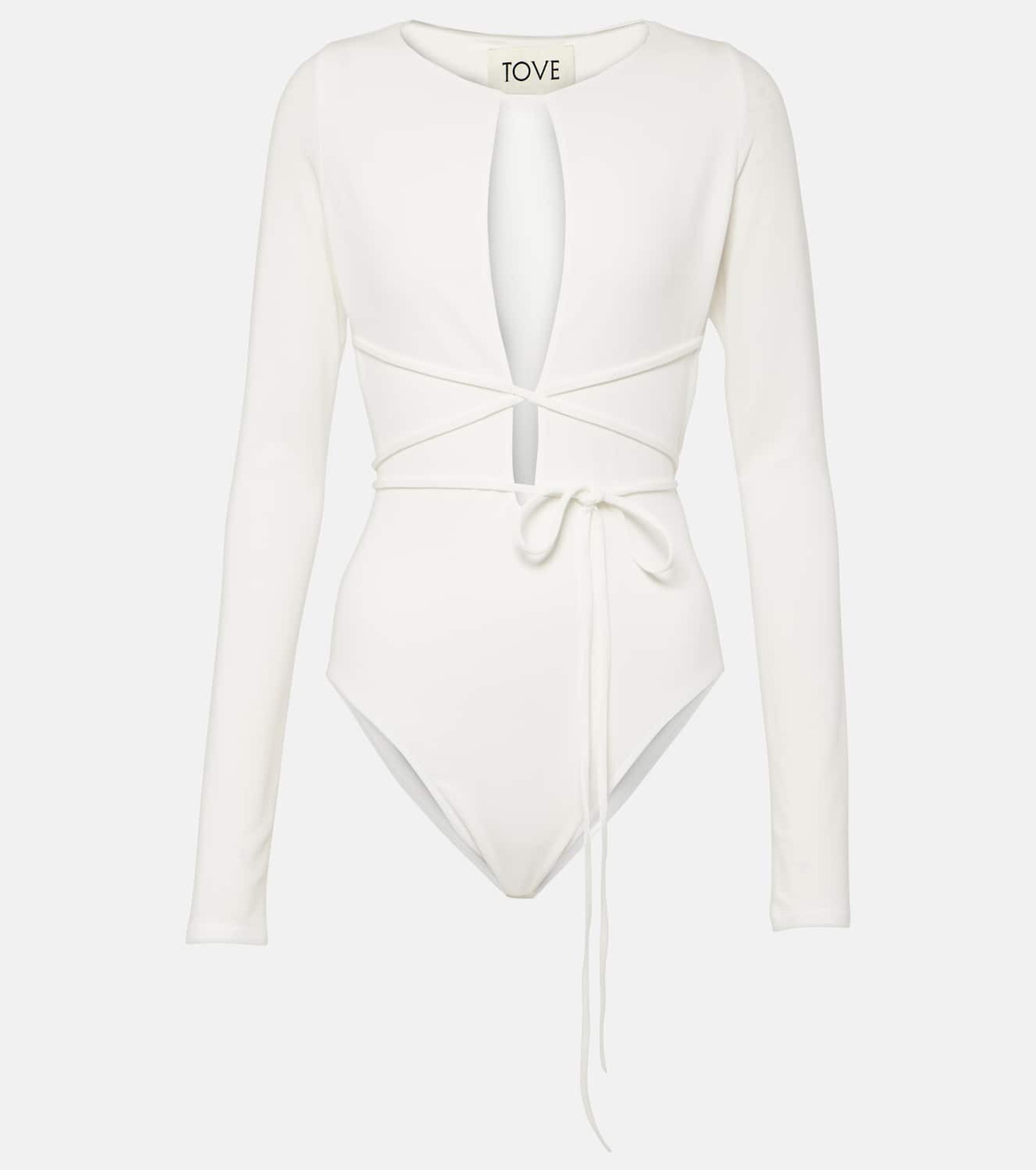 Tove Jennifer cutout crêpe jersey bodysuit