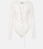 Tove Jennifer cutout crêpe jersey bodysuit