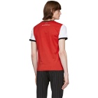 Paco Rabanne Red and White Peter Saville Edition Male Tales T-Shirt