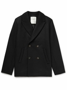 A Kind Of Guise - Katmai Double-Breasted Wool and Cashmere-Blend Coat - Black