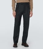 Loro Piana Reinga wool and cashmere slim pants