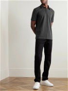 James Perse - Supima Cotton-Jersey Polo Shirt - Gray