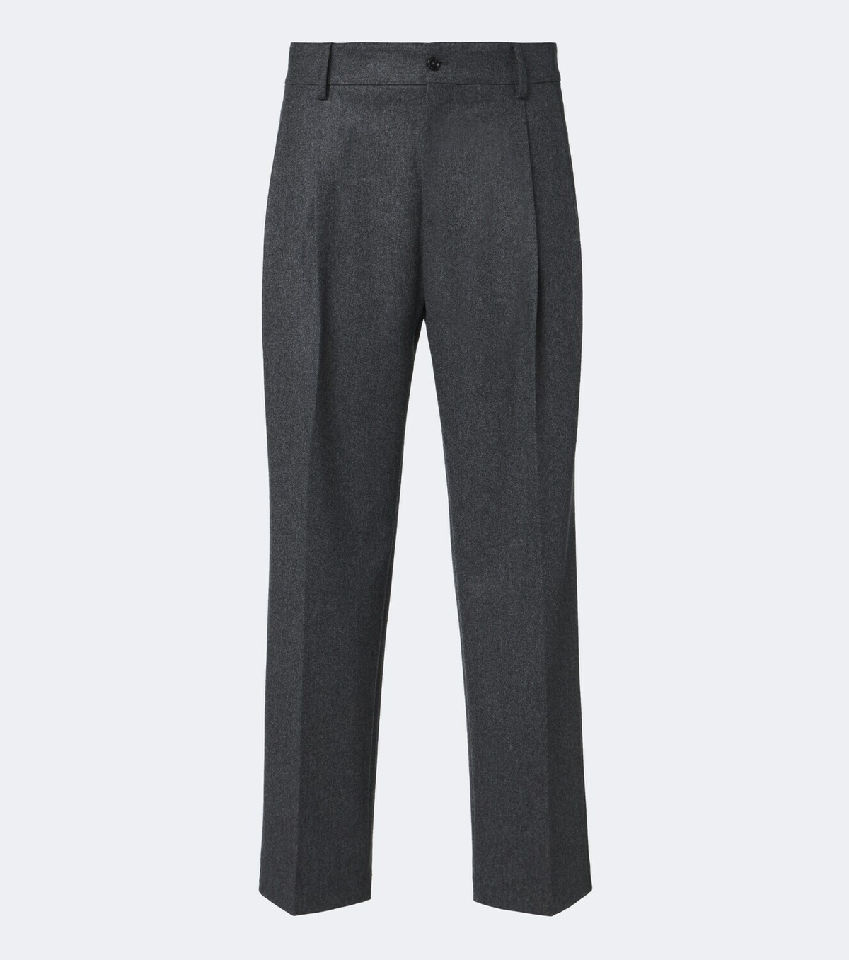 Dolce&Gabbana Virgin wool flannel wide-leg pants