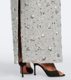 Simkhai Viella sequined tweed gown